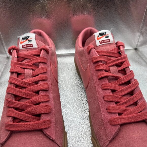 Size 12 Nike SB Blazer Low GT x Supreme 2016 Desert Bloom Mens Shoes 716890-669 - Picture 5 of 13